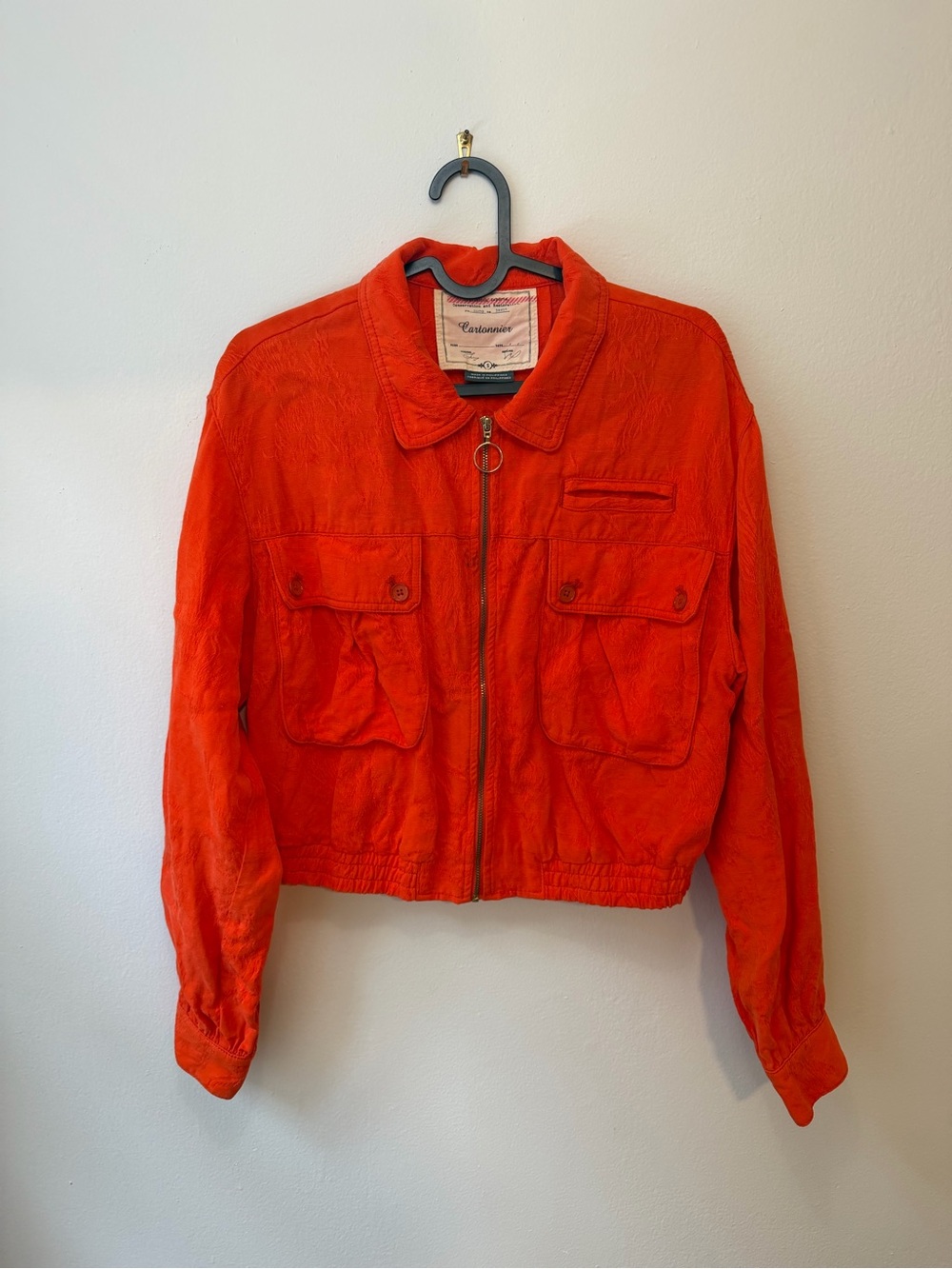 Bright Orange Utility Jacket